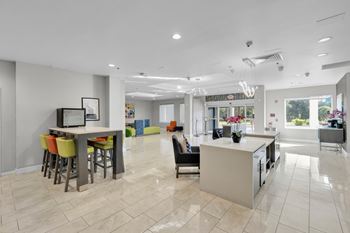 Open-concept lobby